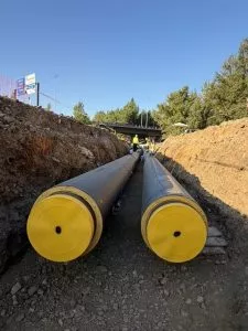 JANNONE TUBOS suministra tuberías preaisladas para la Red de Calor de León, uno de los proyectos de district heating con biomasa más relevantes de España. - Grupo Jannone JANNONE TUBOS suministra tuberías preaisladas para la Red de Calor de León, uno de los proyectos de district heating con biomasa más relevantes de España. - Grupo Jannone